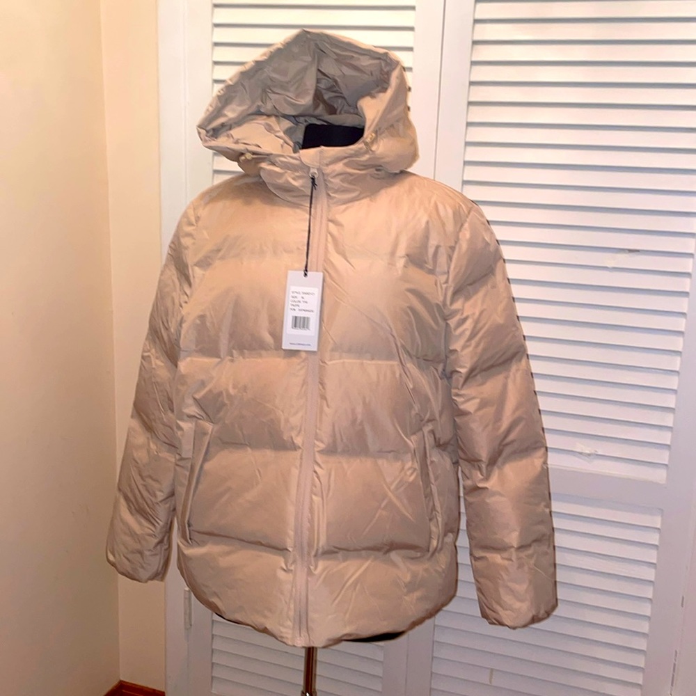 NWT women’s Cole Haan signature down jacket ,hood XL